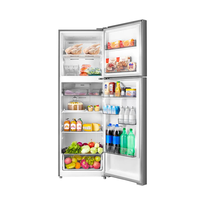 Midea Kulkas Everest 2 Pintu 428 Liter Inverter Silver - MDRT 572 EVF50ID | MDRT-572- EVF50ID